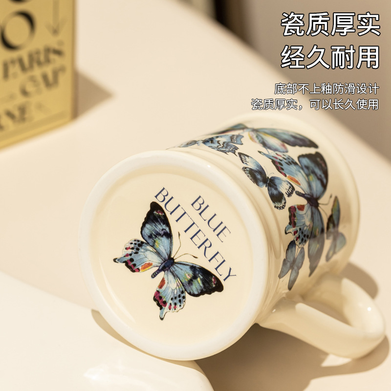 Good-looking Ceramic Couple Water Cup Vintage Gift For Girls Breakfast Coffee Mug