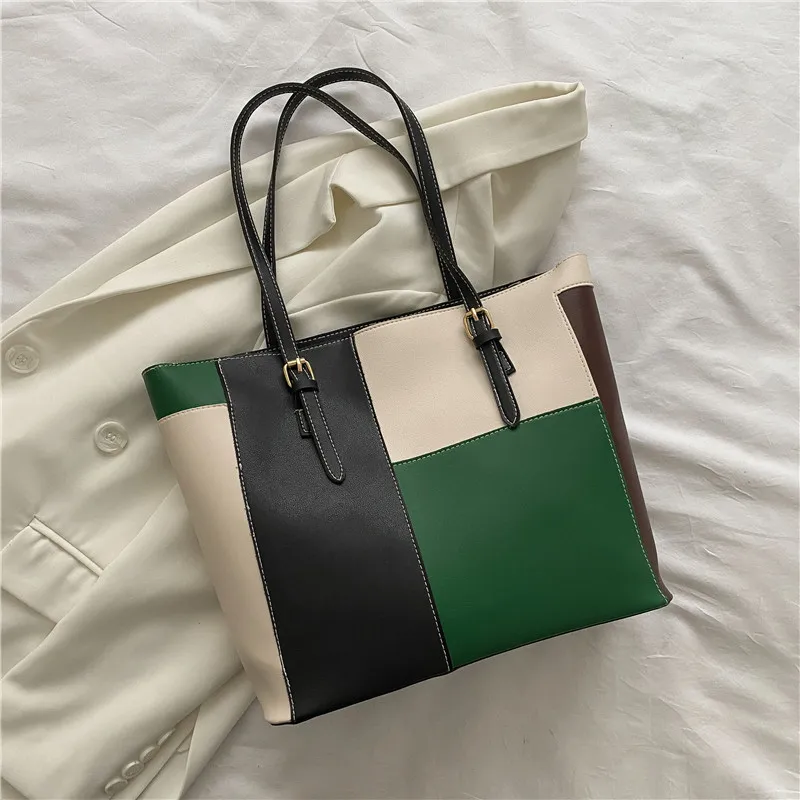 Large Capacity Totes Female Underarm - Green