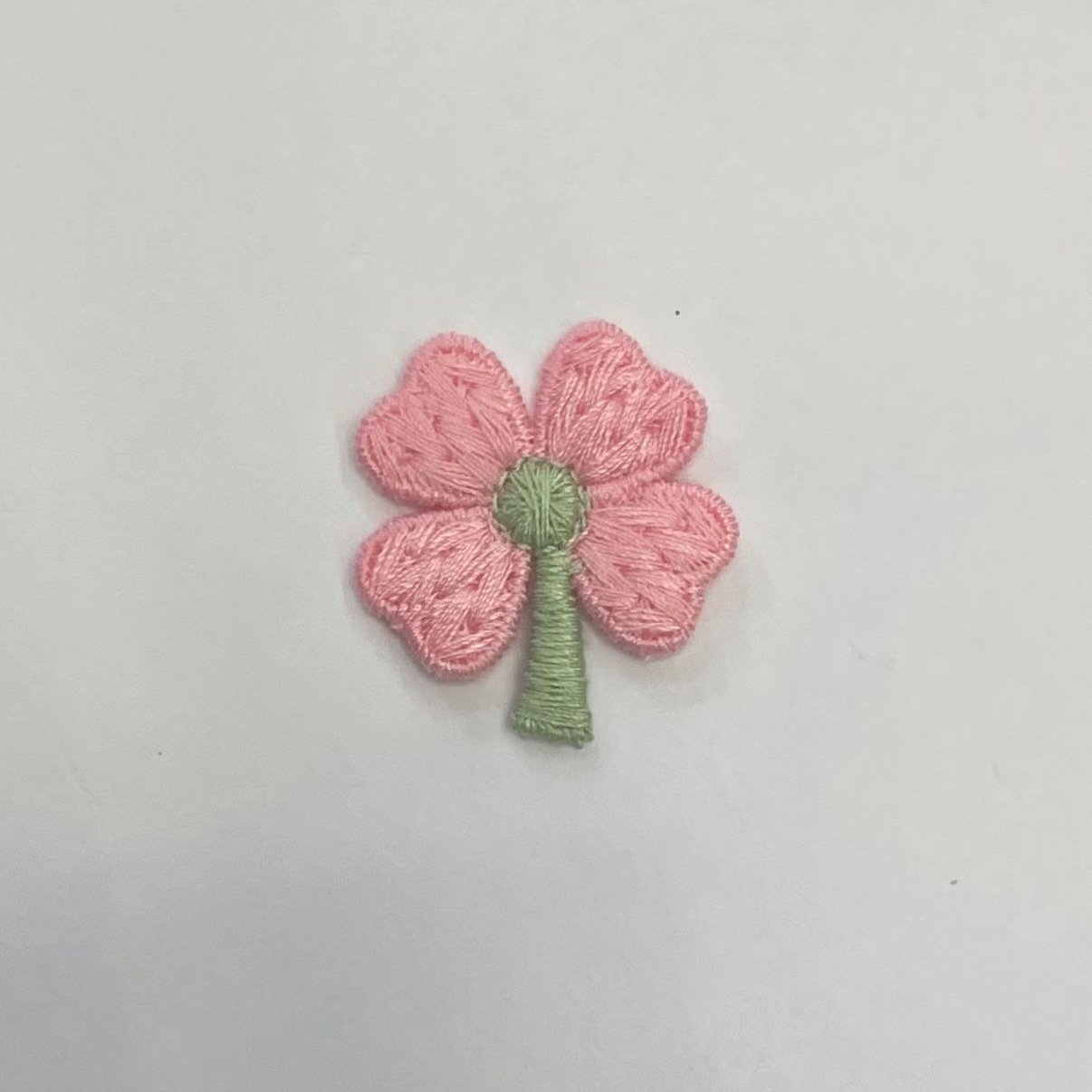 Four-Leaf Clover Embroidery Woven Small Flower Patch Cloth Sticker Accessories - Image 12