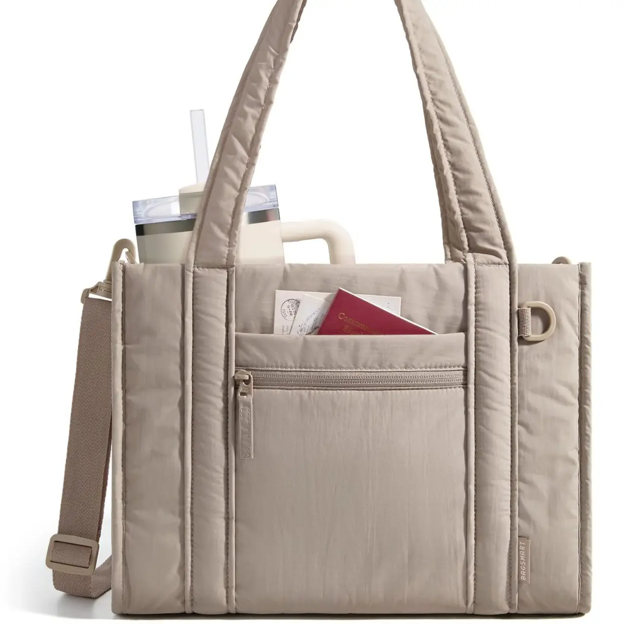 Womens Fashionable Tote Large-capacity Minimalist Canvas Shoulder