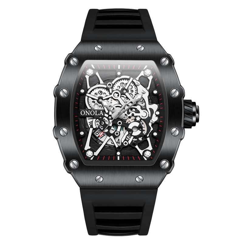 ONOLA Fashion Waterproof Quarz Herrenuhr Silikonband - Bild 11 von 21