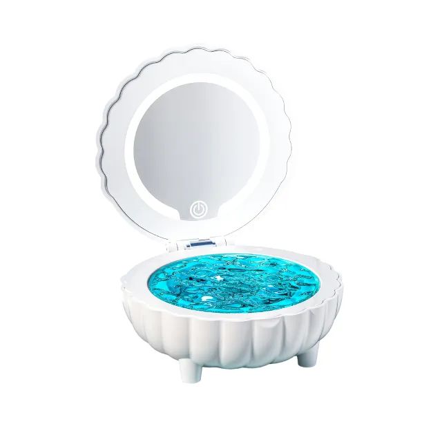 Music Box Home Romantic Starry Sky Projection Lamp Pearl White - Shop at LoveMi