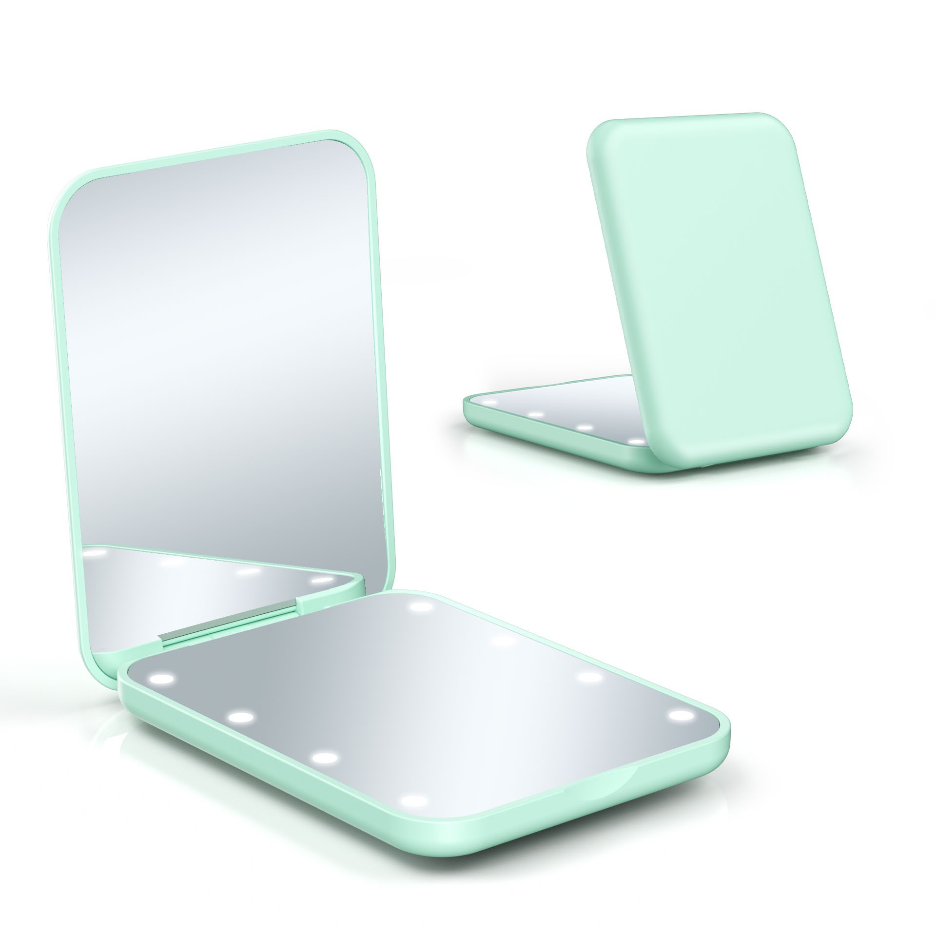 Ultra-thin LED Handheld Makeup Mirror