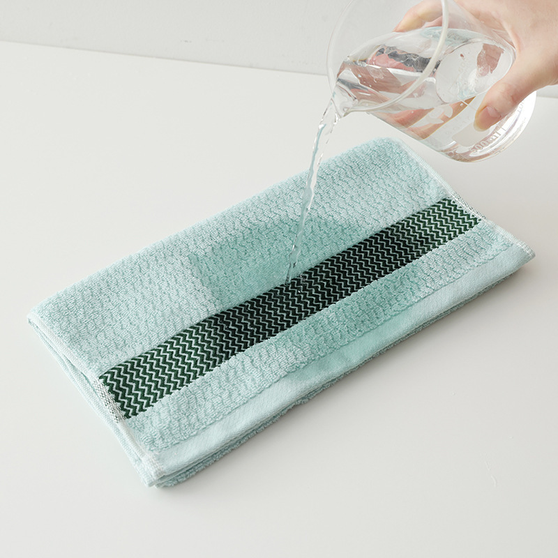 Absorbent Thickened Water-pattern Face And Body Towels For Everyday Home Use