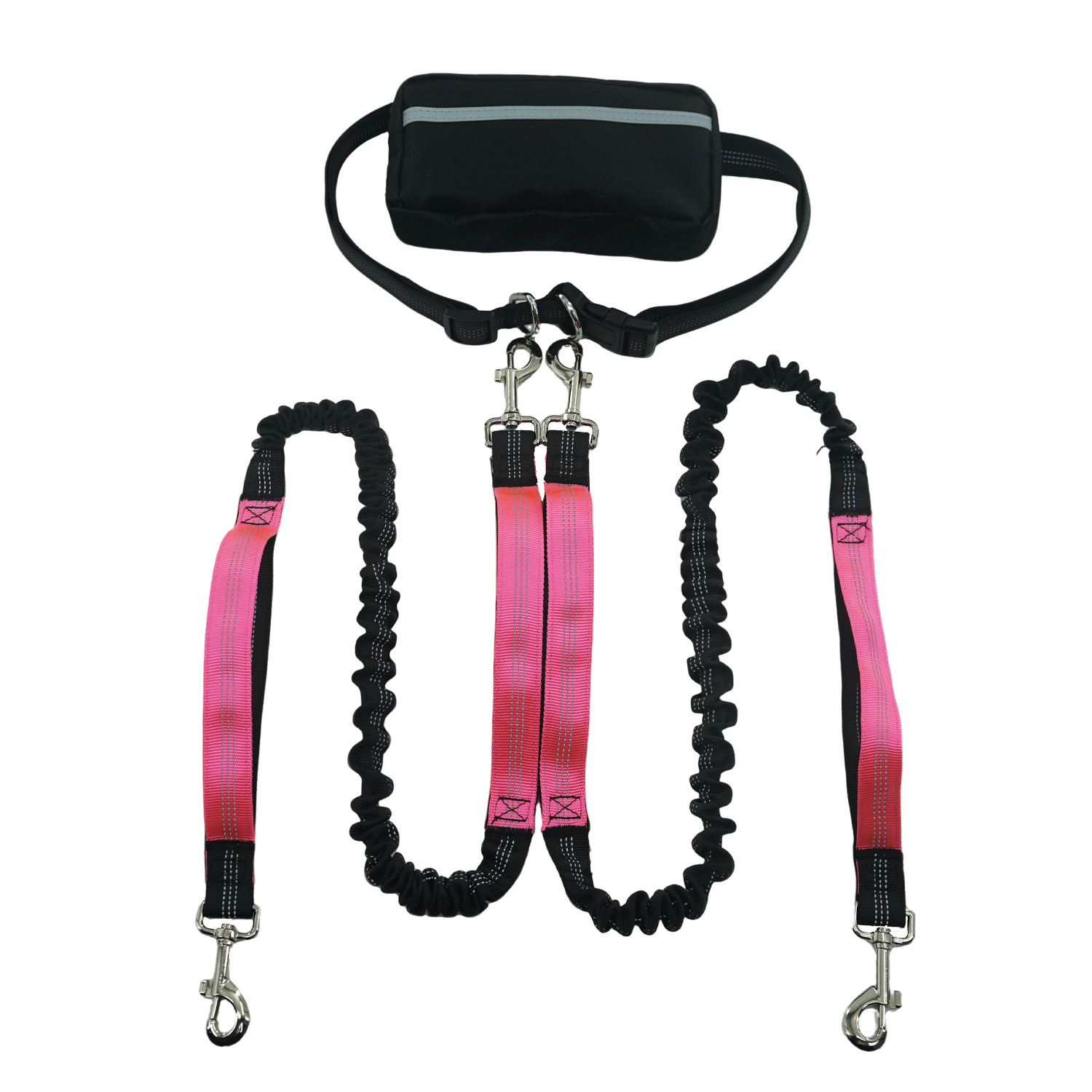 Multifunctional Running Waist Pack With Leash Portable For Dog Walking And Explosion-proof 10