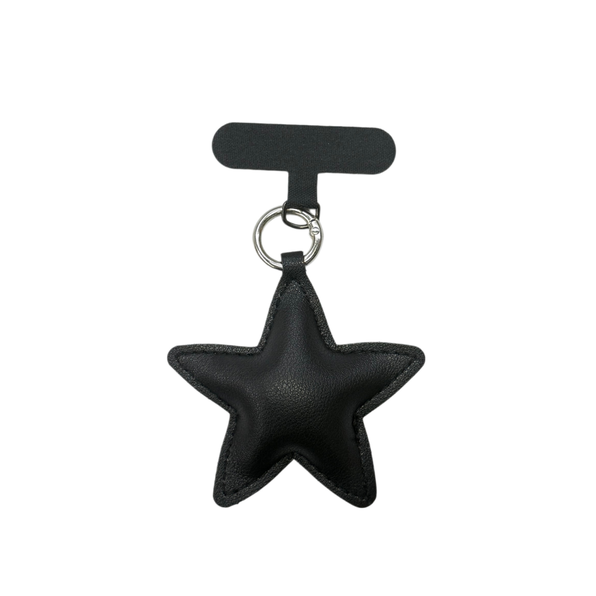Niche Versatile Leather Star Keychain Phone Lanyard Pendant