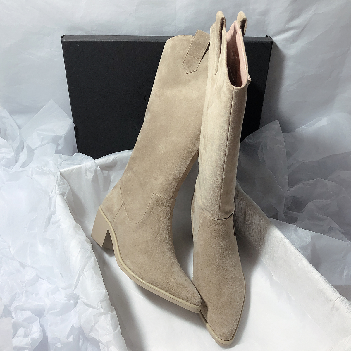 Women's High Tube Is Not Over The Knee Boots