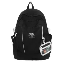Student Large-capacity Casual Backpack - Black - View 1