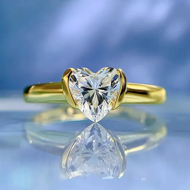 Fashionable And Elegant Design Niche Women's Ring Q942 Golden - Shop at LoveMi