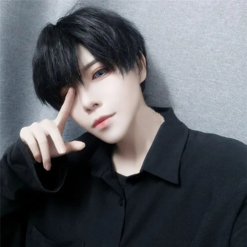 Wig Korean Style Handsome Natural & Fluffy