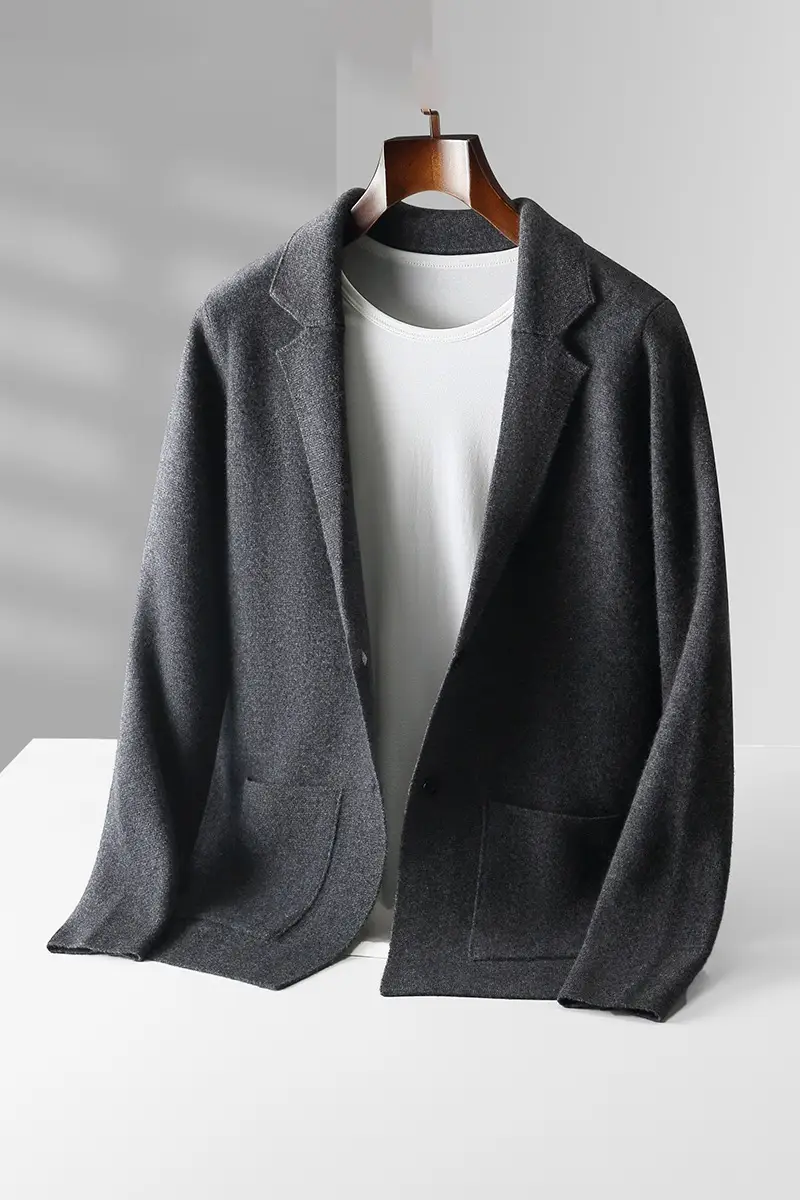 Cardigan Male V-neck Cardigan Knitted