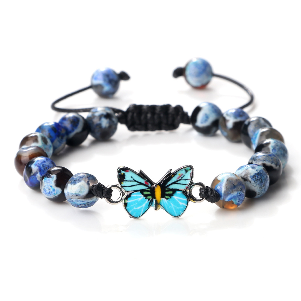 Korean Style Artistic Woven Butterfly Bracelet