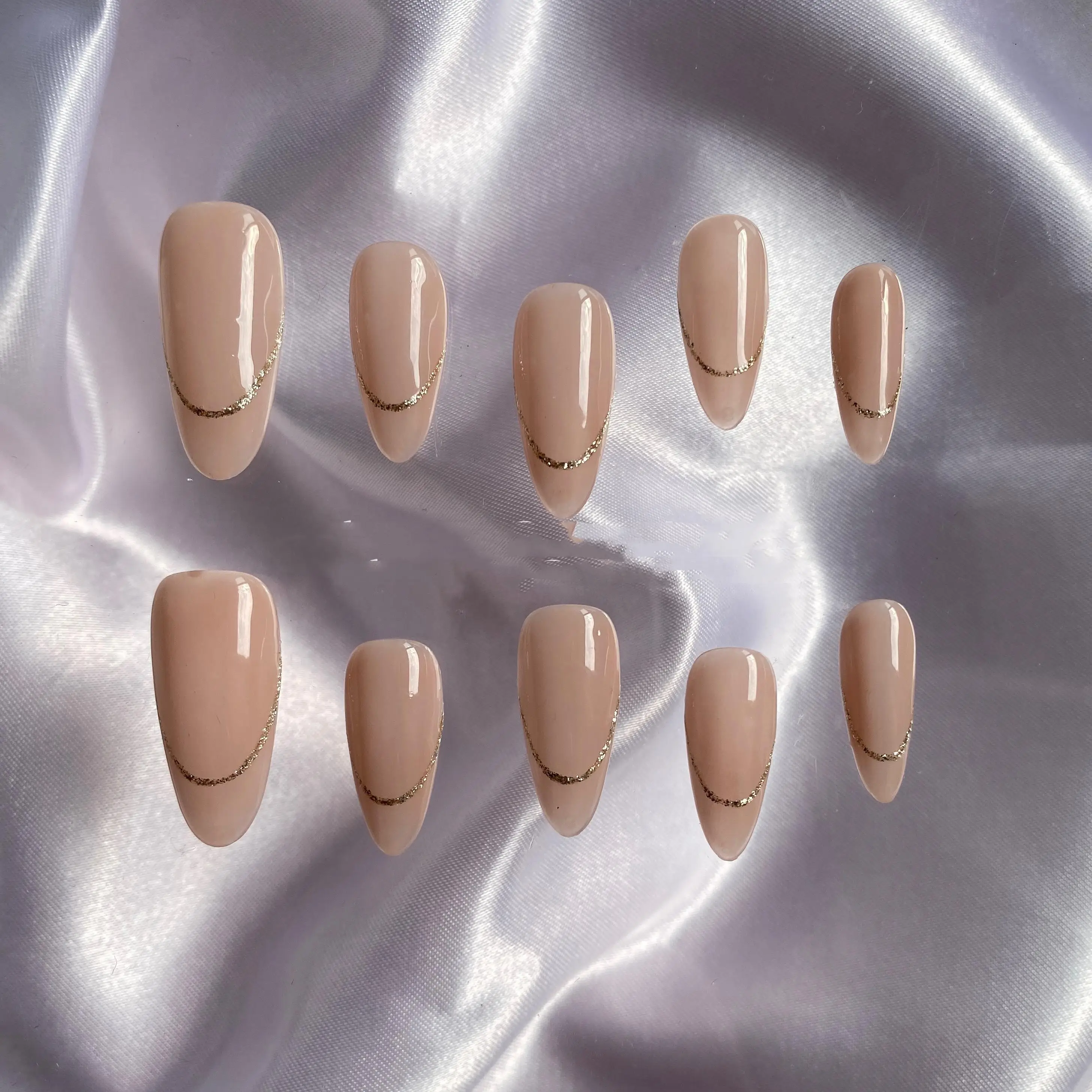 Advanced Almond French Finished Manicure