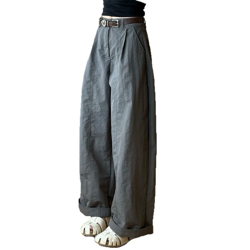 Wide-Leg High-Waist Trousers