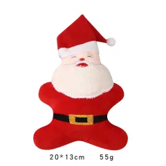 Christmas Dog Plush Sounding Puppy Pets Toy Santa Claus Decorations Pet Products - Santa Claus - View 1