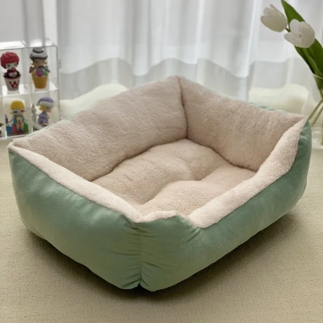 Winter Warm Pet Square Cat Nest Green - Shop at LoveMi