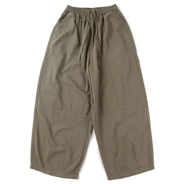 Street Retro Wide Leg Pants Men's Loose Army Green - Shop at LoveMi