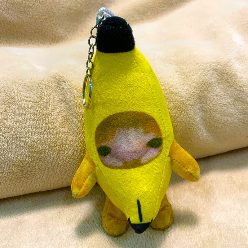 18cm Banana Anxiety Cat