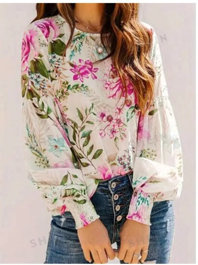 Casual Loose Long sleeved Shirt For Women Color - Shop at LoveMi