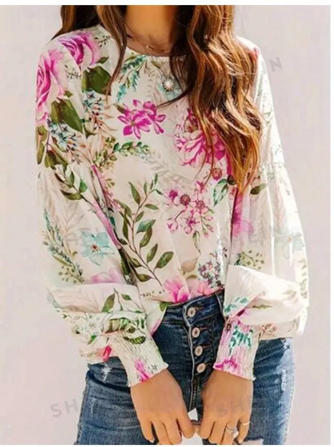Casual Loose Long-sleeved Shirt For Women - Color