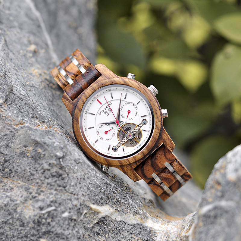 Wooden Watch Classic Analog Quartz Fashionable 6