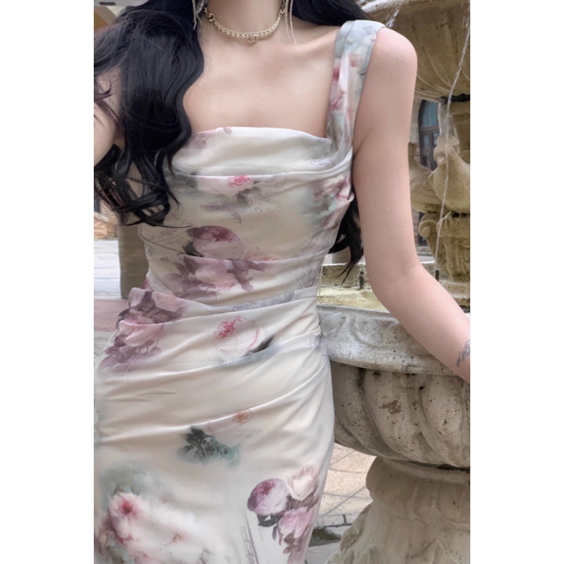Lace-Up Floral Dress, picture 7 of 8