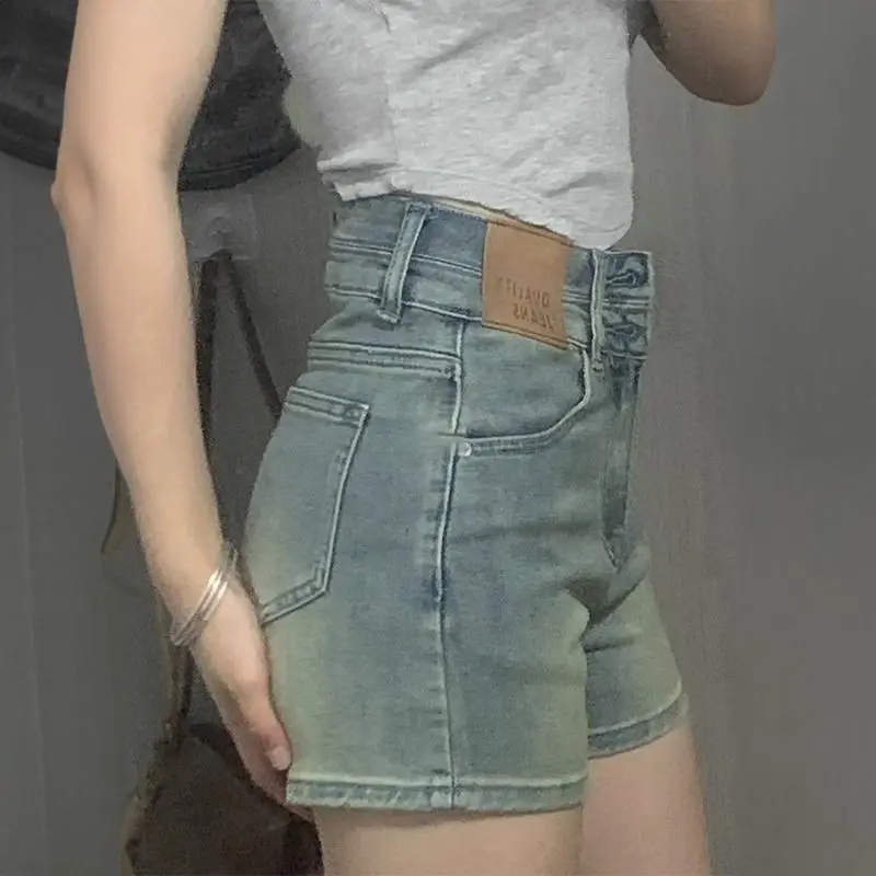 Women's Summer High-Waisted Slimming Stretchy Shorts