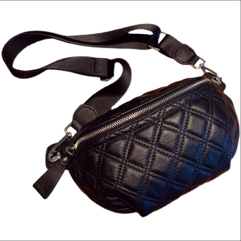 Leather Crossbody Waist Bag