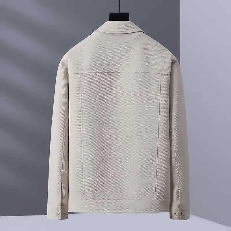Short Work Clothes Casual Polo Collar Spring And Autumn Top Solid Color