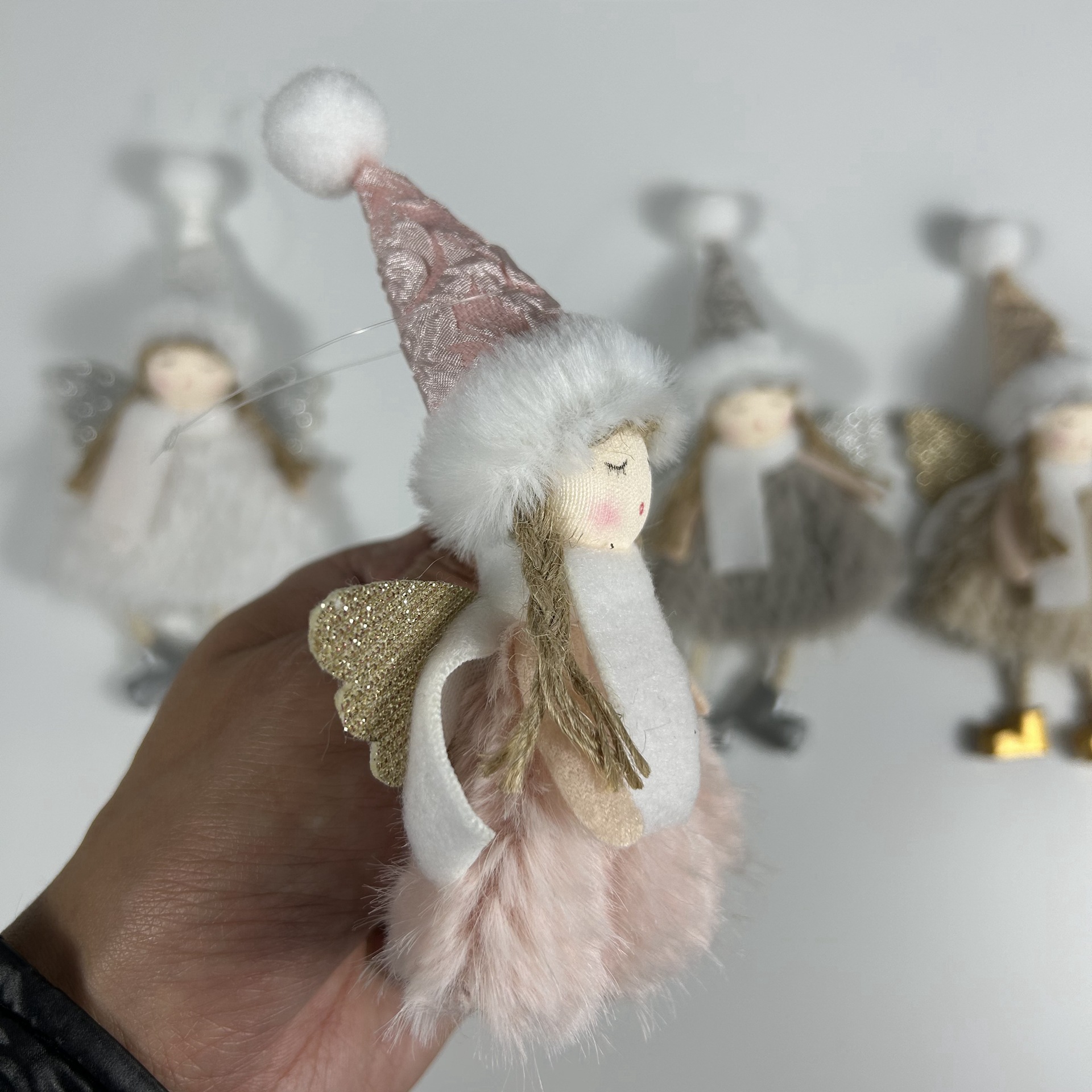 Title 2, New Christmas Tree Creative Jacquard Hat Angel ...