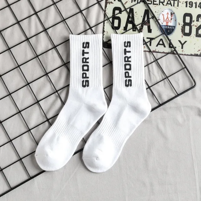 Basketball High top Thicker Sweat absorbent Breathable Exercise Towel Athletic High top Trendy Pure Cotton Socks Style 1 - Shop at LoveMi