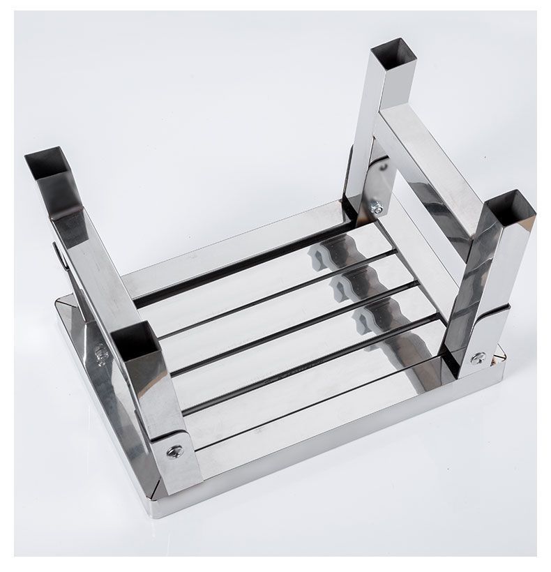 Title 8, Waterproof Thickened Stainless Steel Folding Bench