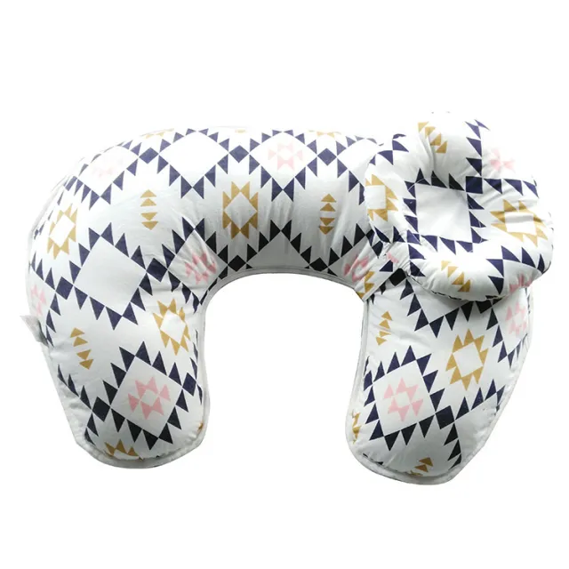 U shaped Baby Nursing Multifunctional Baby Nursing Pillow Red Geometry - Shop at LoveMi