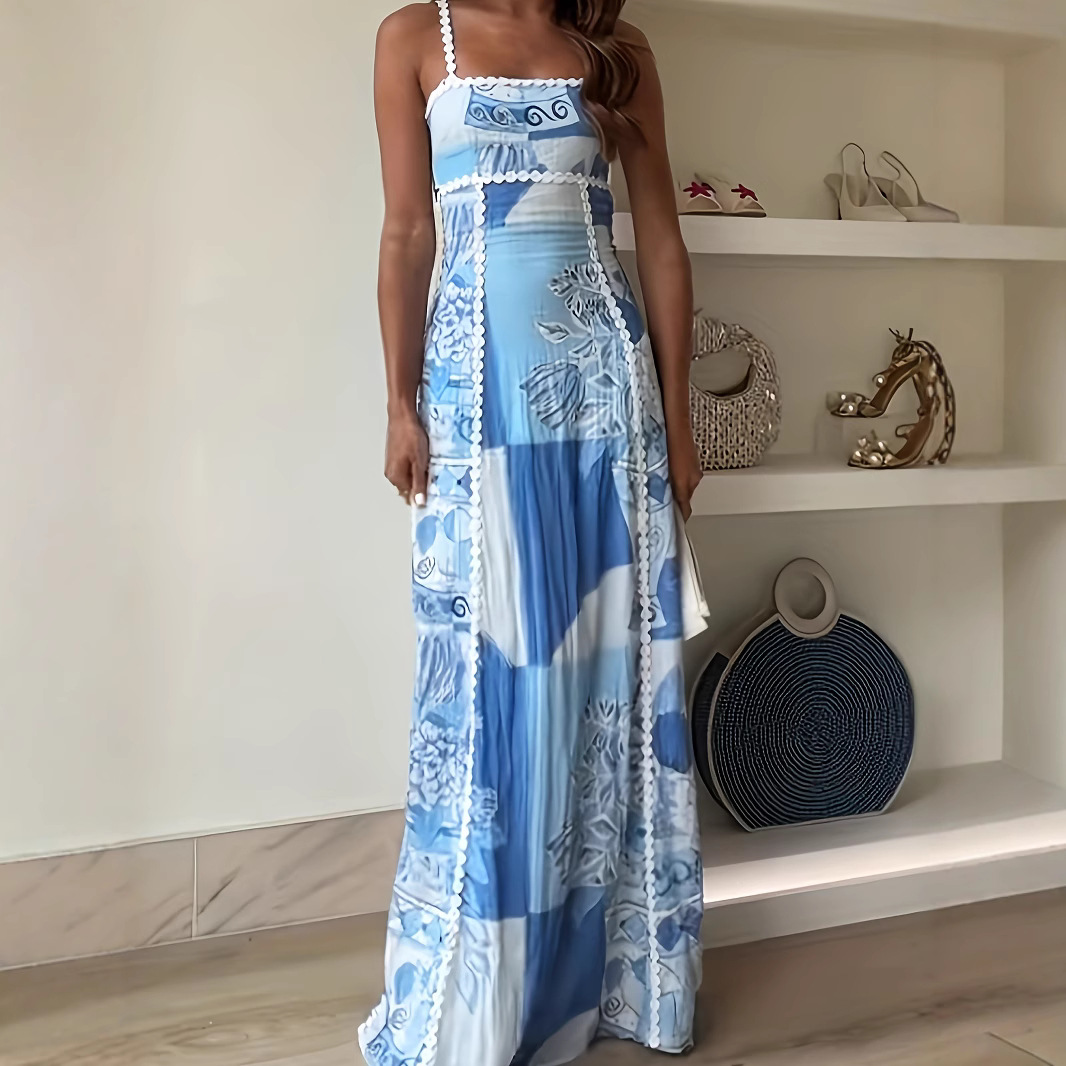 INS Casual Resort-style Loose-fit Womens Dress