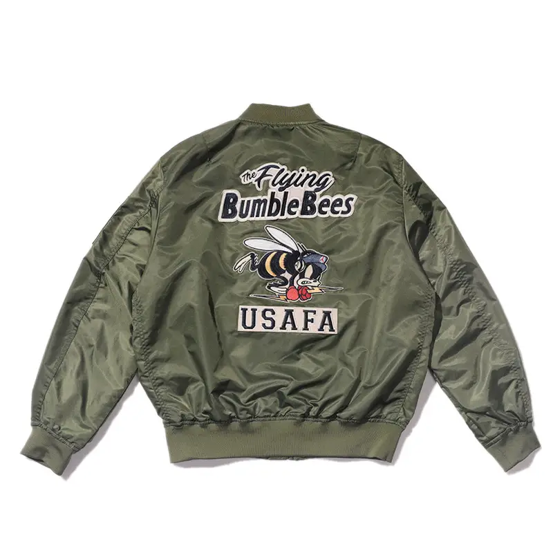Pilot Jacket Baseball Uniform US Navy Embroidery Men