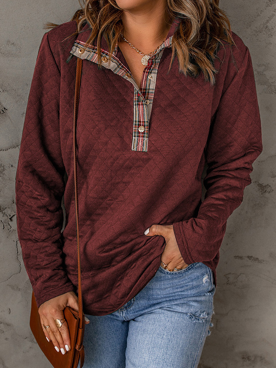 Loose-fitting Non-hoodie Women's Long-sleeved Bottoming Shirt Top