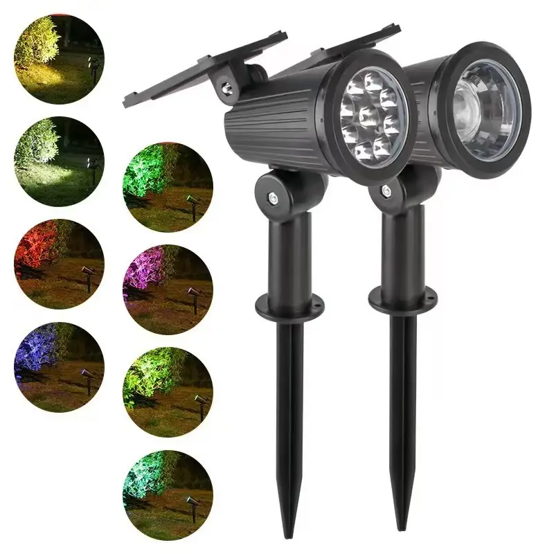 New Outdoor Solar Waterproof Lighting Spotlight