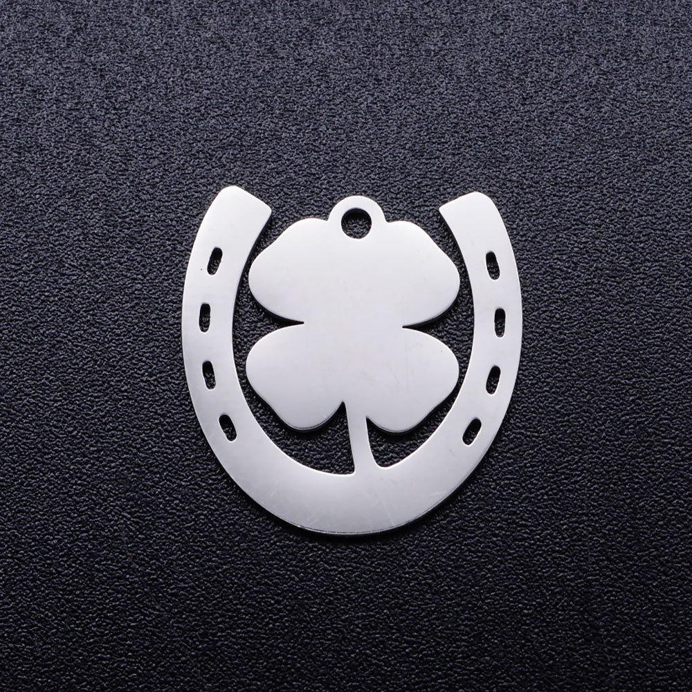 Stainless Steel Four-leaf Clover Pendant