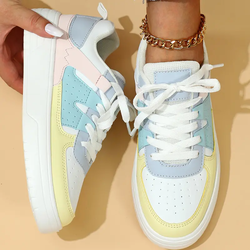 Trendy Fashion Platform Sneakers Soft Bottom Comfortable