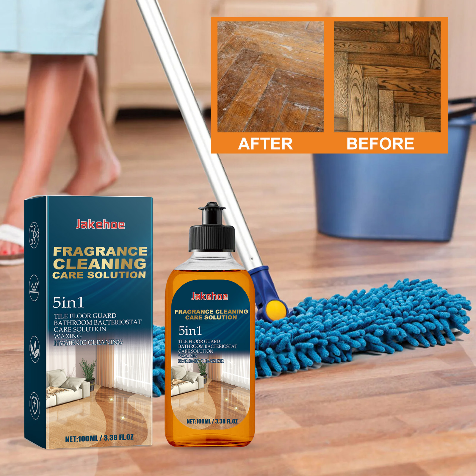 Shiny Stain-removing Fragrance-retaining Cleaning Solution