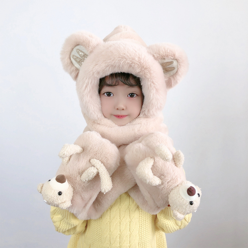 Large M Pocket Bear Beige