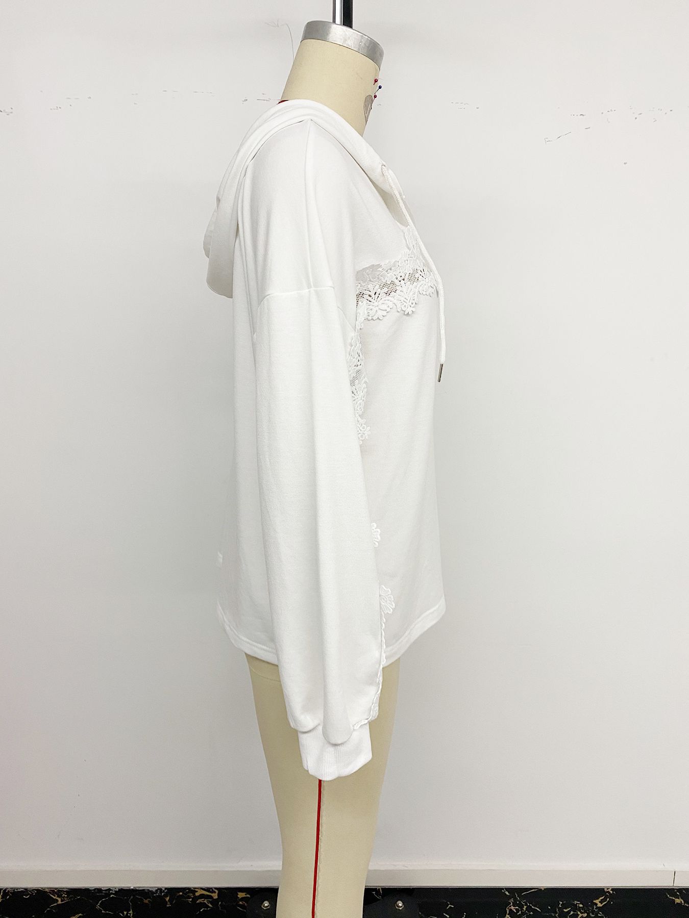 Weißer Damen Sweater – Produktbild 8