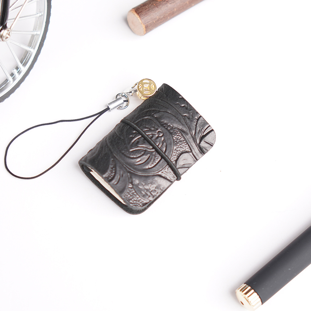Super Mini Pocket Notebook Creative Cow Leather 4