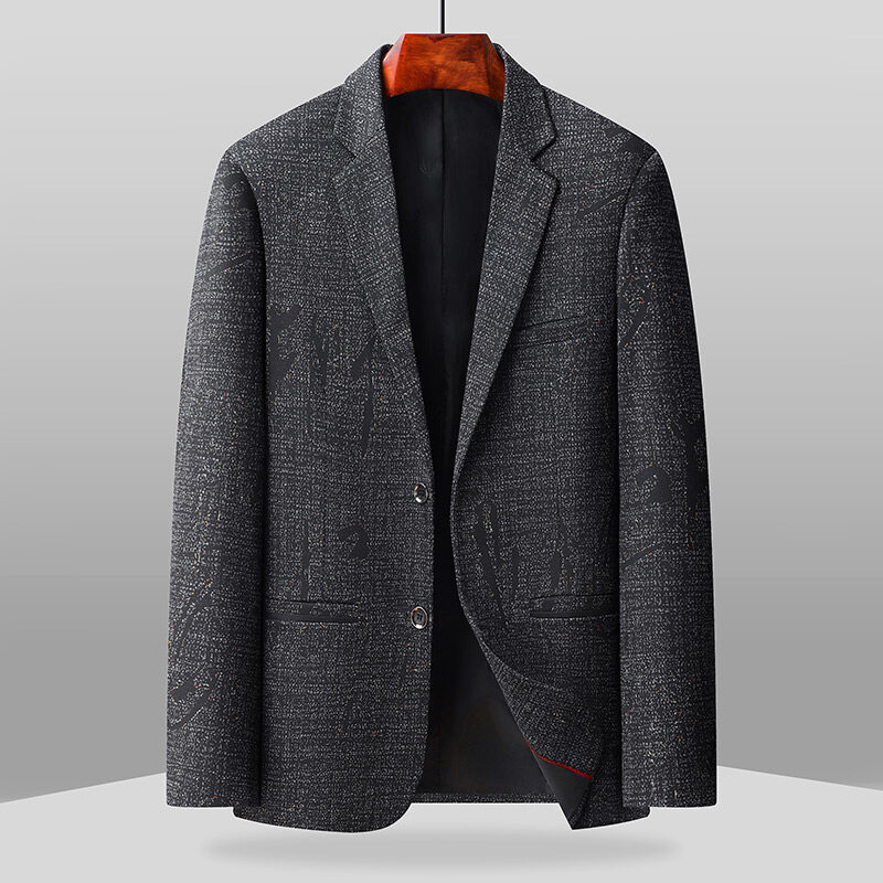 Solid Cotton-Blend Jacket, picture 5 of 6