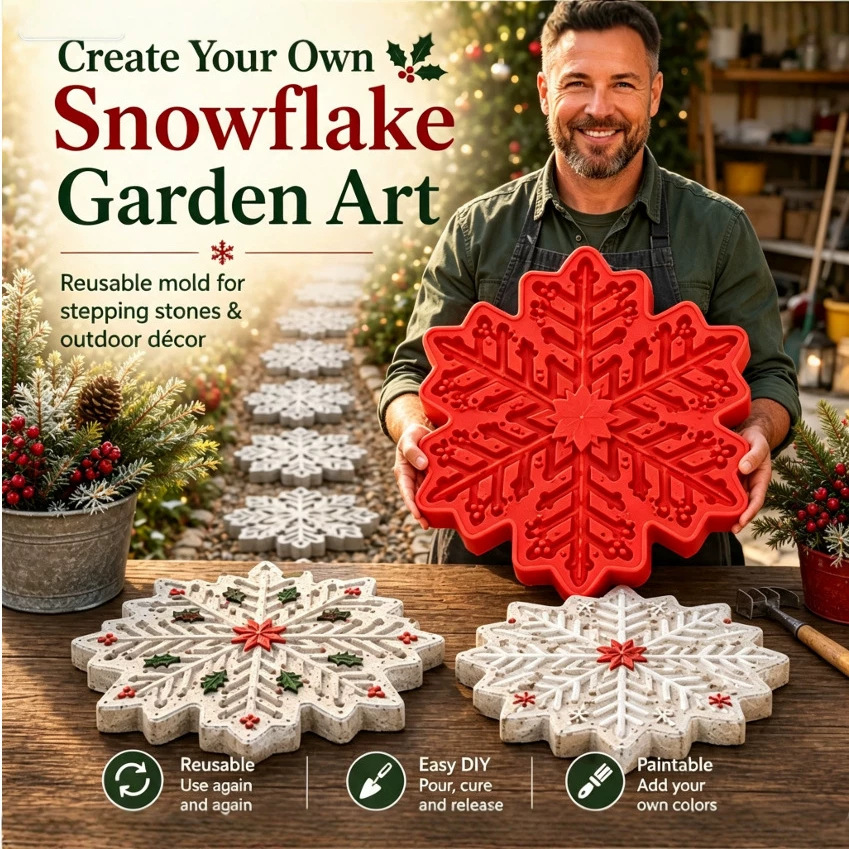 Reusable Sunflower Stepping Stone Mold