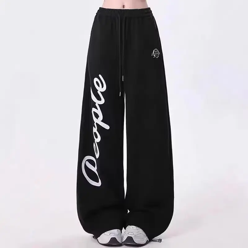 Printed Letter Men's And Women's Casual Sweatpants