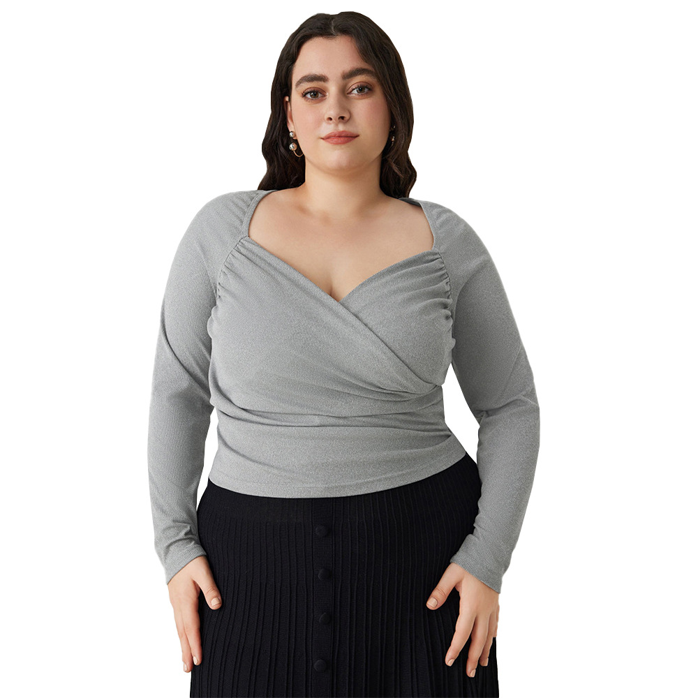 T-shirt Autumn And Winter High Sense Fashionable Elegant Top