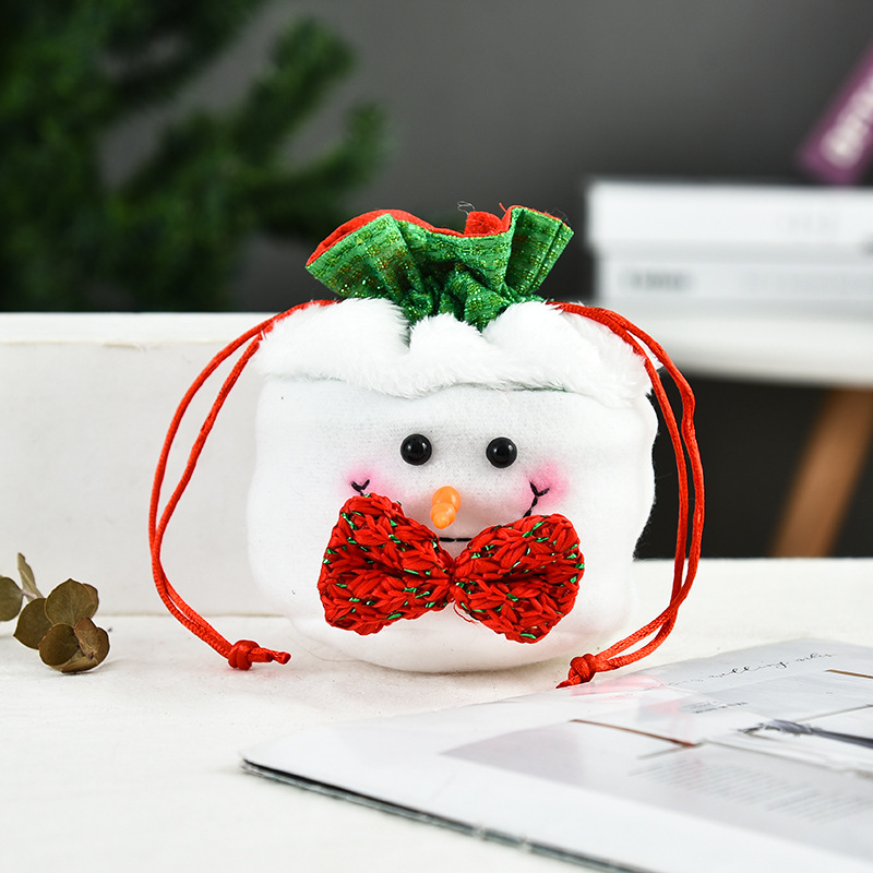 Apple Bag Snowman