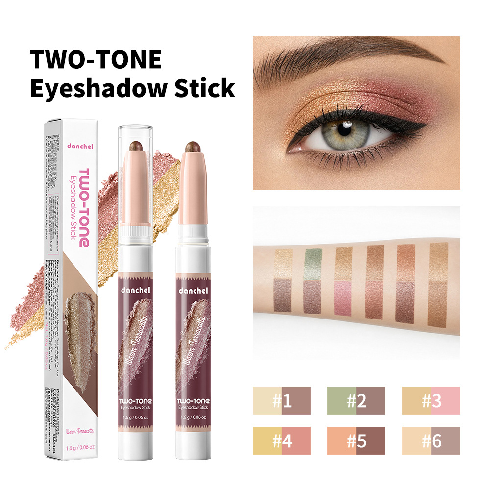 Contour And Highlight Cosmetics Two-Color Gradient Eyeshadow Pen