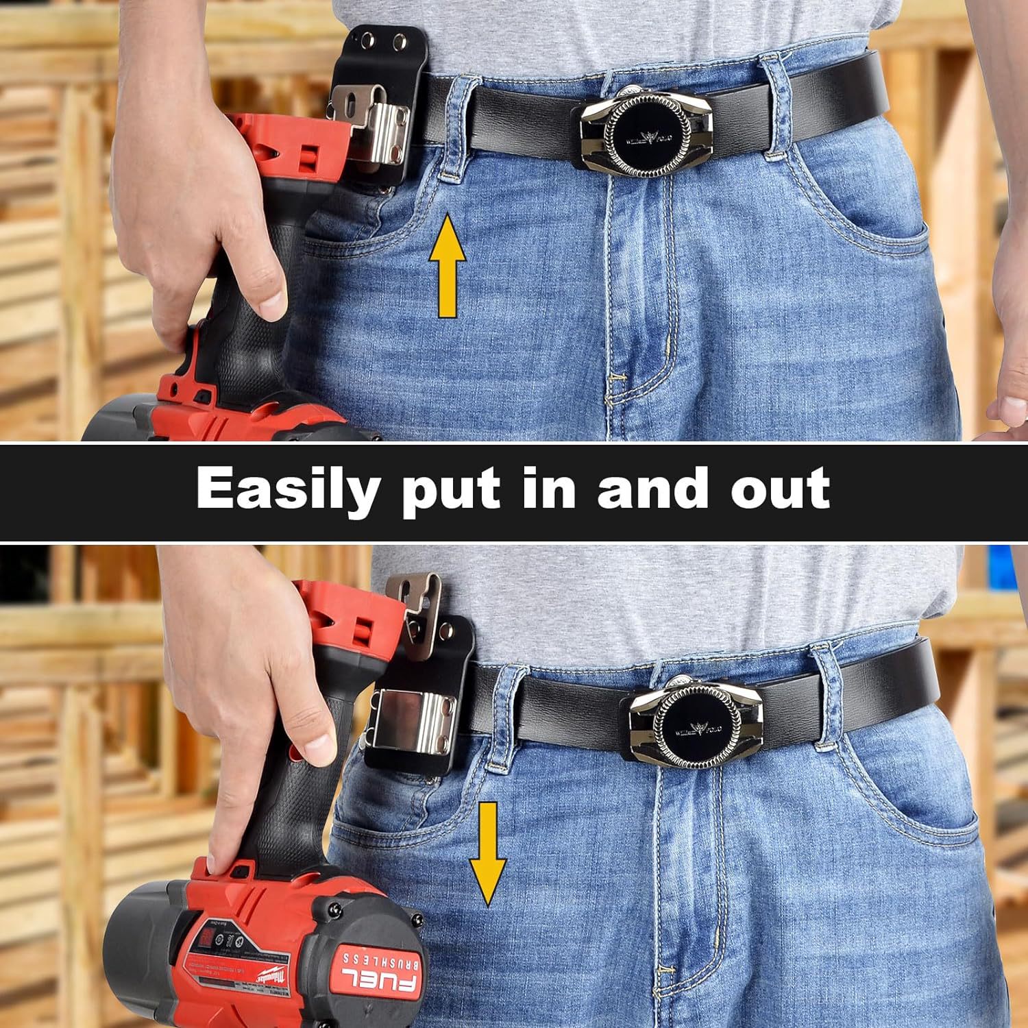 Title 6, Multifunctional Portable Electric Drill Belt Cl...